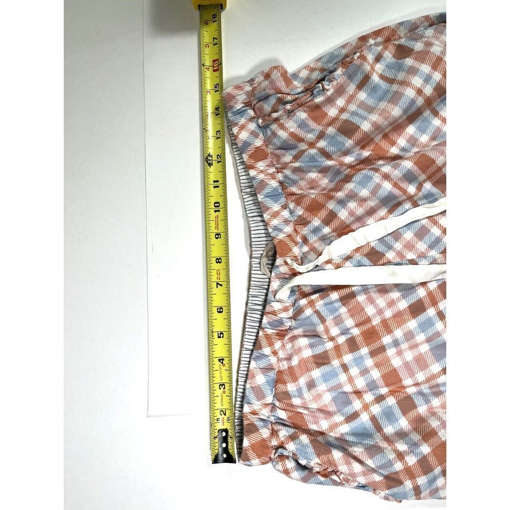 Soft Surroundings Flannel Plaid Pajamas 2 piece PJ Set Plaid Medium Top Pants - Picture 11 of 14